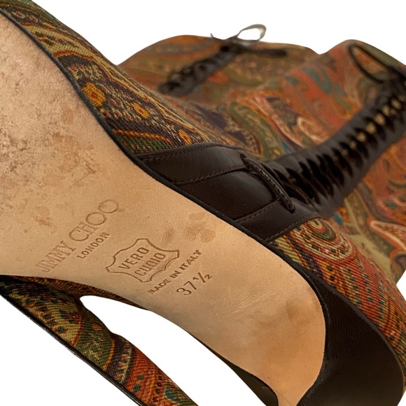 JIMMY CHOO BOOTS 7.5 SUPER SEXY Y2K ROCKSTAR - Picture 10 of 12